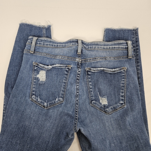 Flying monkey Factory distressed raw hem skinny jeans size 30 - Picture 7 of 12